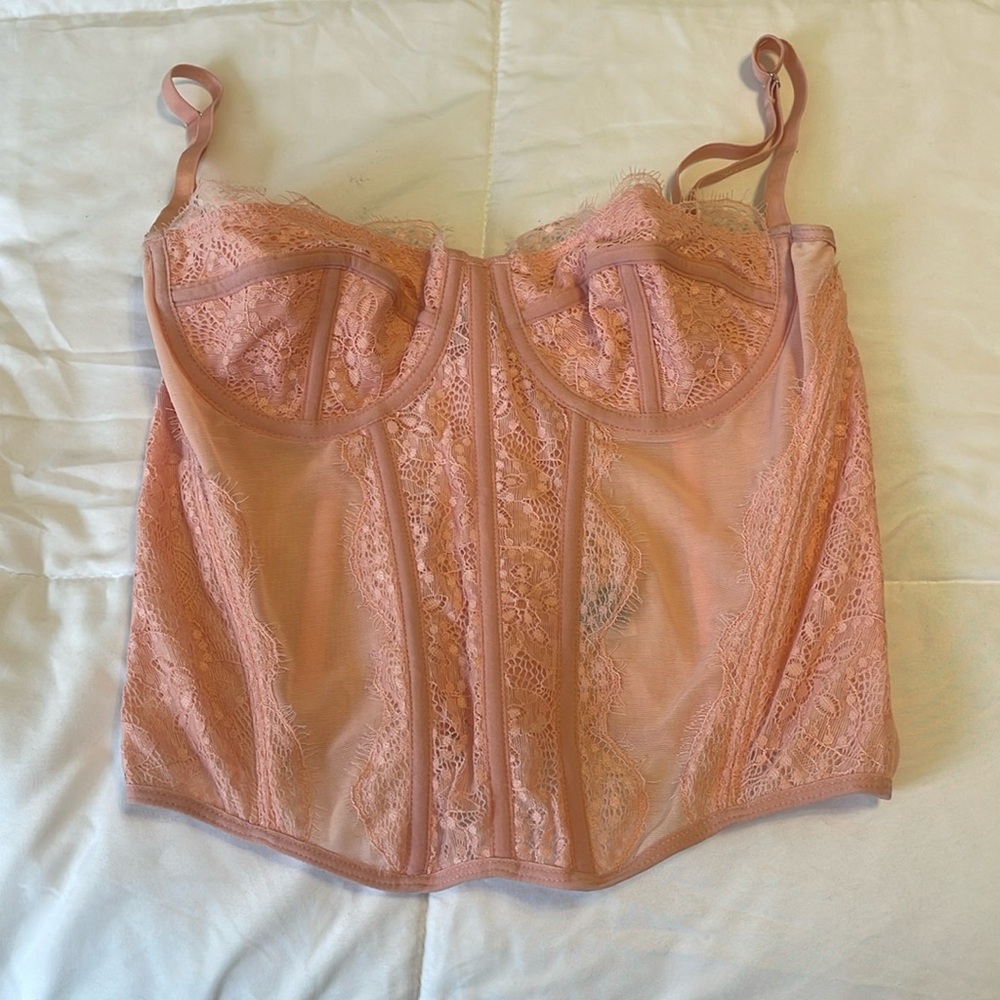 Pink corset